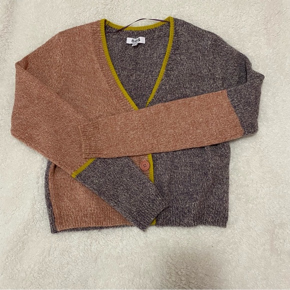 525 colorblock V-neck button down cardigan - Picture 1 of 7